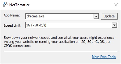 Network Throttling Tool